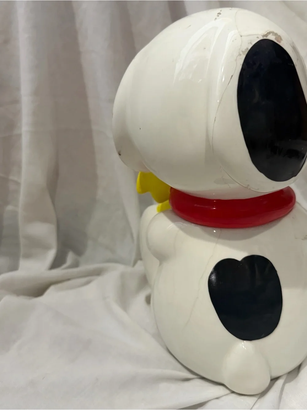 Peanuts Snoopy & Woodstock White, Yellow, Black Figurine